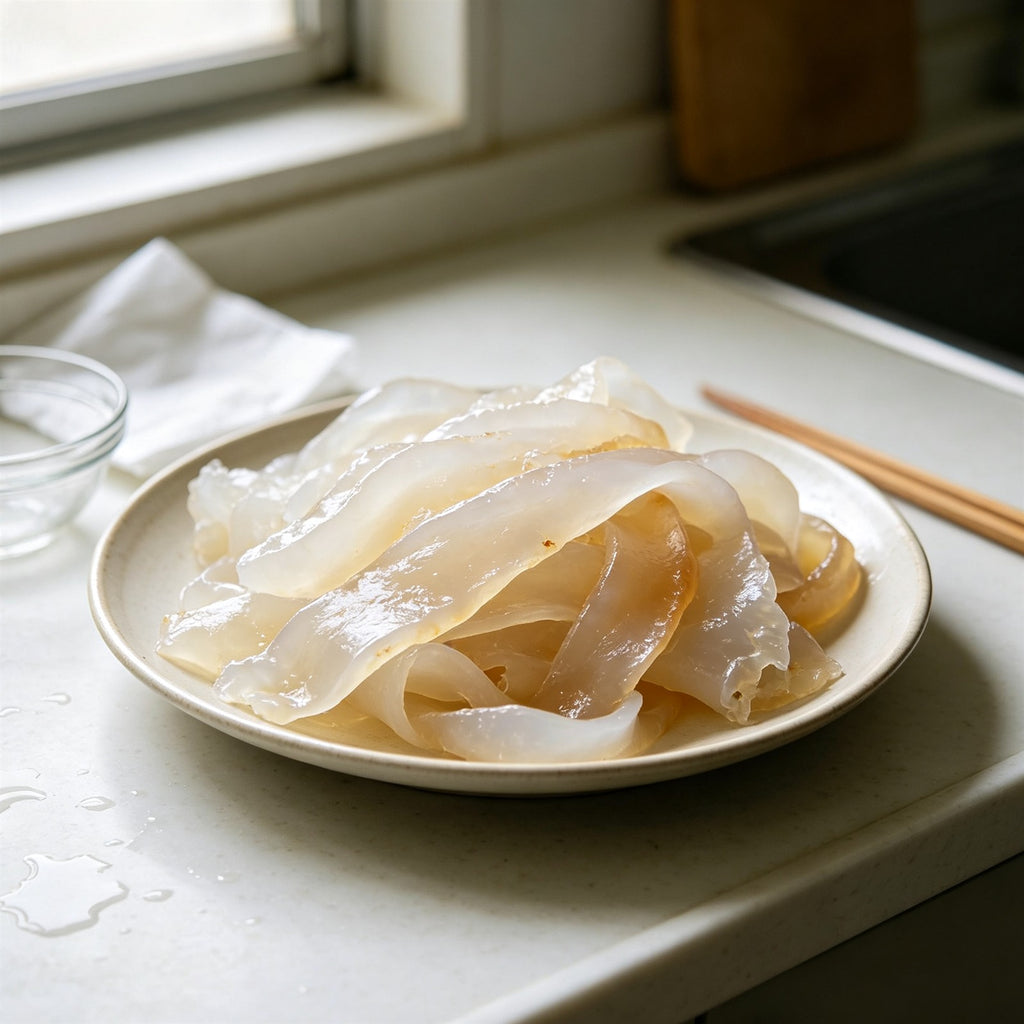 Fresh Chilled Jellyfish Skin Sheets
