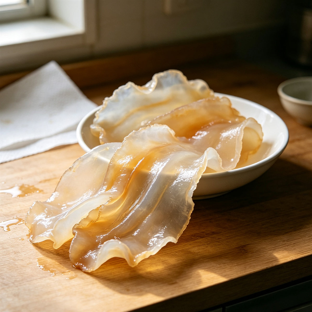 Fresh Chilled Jellyfish Skin Sheets